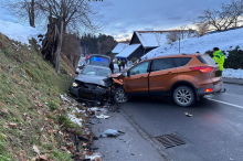 St. Stefan ob Stainz: Mehrere Verletzte nach Zusammenstoß zweier Pkw 