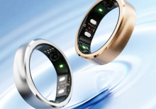 Pametni prstan s tipalom za krvni tlak in vibracijskim motorjem