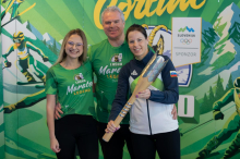 Na maratonu v Planici zbirajo energijo, da slovensko baklo odpeljejo v Cortino d’Ampezzo