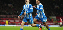 FA Cup: Brighton & Hove Albion wirft Manchester United raus, Tor und Vorlage von Brajan Gruda