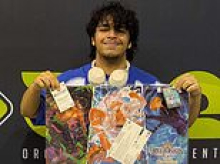 London card collector, 22, says he has been robbed of £20,000 after his 'suitcase was stolen from a bus in Germany'