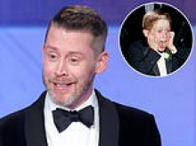 Macaulay Culkin jokes it's 'weird' to see him 'outside the holiday season' in Golden Globes 2026 comeback with fiancée Brenda Song