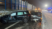 Winterwetter: Massenkarambolage mit 13 Verletzten in Oberfranken