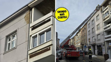 FOTO Pala žbuka na ulicu u Zagrebu: 'Zgrada je u lošem stanju, a to je prometna ulica...'