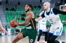 Evropski pokal: Neptunas - Cedevita Olimpija 1:10 (prva četrtina)