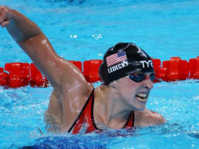 Katie Ledecky drugi čas na 1500 prosto v zgodovini