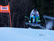 Ilka Štuhec tretja najhitrejša na treningu, a z napako