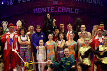 Was für ein Zirkus! Prinzessin Stéphanie mischt sich unter die Artisten