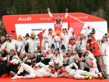 Odermatt postal kralj Lauberhorna, Čater pred Hrobatom