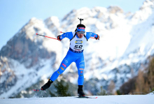 Samuelssonu sprint v Ruhpoldingu