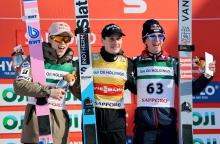 Kljub napaki v finalu Prevc drugič v manj kot 24 urah poskrbel za Zdravljico v Saporu