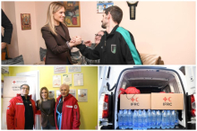 SRBIJA JE POKAZALA SLOGU I JEDINSTVO: Ministarstvo za rad, zapošljavanje, boračka i socijalna pitanja  obezbedilo 150 paketa pomoći domaćinstvima u Majdanpeku