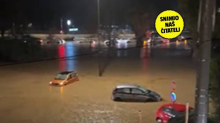 VIDEO Atena pod vodom nakon nevremena. Čitateljica: 'Nema nastave, stižu SMS upozorenja'