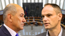 Spor Janše in Logarja se je znova razplamtel, Janša ga ne vidi v svoji desni koaliciji