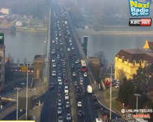 BRANKOV KRCAT, GAZELA POD MAGLOM! Gužve ima i na Autokomandi, ali sve teče i stajanja nema! GSP ide normalno (FOTO)