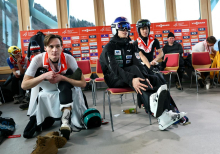 Prevc v Oberstdorfu tudi z znižanega zaletišča poletel najdlje