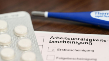 Arbeitsunfähigkeit: Krankmeldungen im Südwesten leicht rückläufig