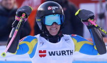 Sara Hector z izjemnim finišem do prve zmage sezone