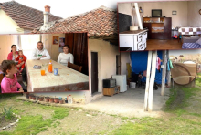 PETOČLANA PORODICA ŽIVI U TROŠNOJ KUĆI OD BLATA! Otac radi dva posla, nemaju vode a ni kupatilo - majka u strahu za decu: Krov preti da će se srušiti