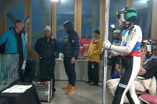 Slatnar opazil zmagoslavni izraz na obrazu kontrolorja: Prevc, zdaj sem te pa dobil!