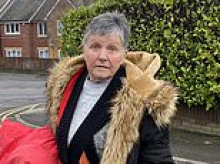 Pensioner evicted from her £420k home after losing court battle over 1ft strip of land vows to continue her legal fight despite being left homeless and forced to spend night on the streets