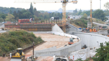Verbindung zweier Autobahnen: Umstrittener Lückenschluss: Bau von Riederwaldtunnel beginnt