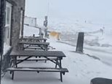Patrons and staff get snowed in at Britain's highest pub as blizzard conditions during Storm Chandra cause havoc