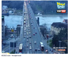 GUŽVANJAC ŠIROM PRESTONICE! Prohodnost većih saobraćajnica smanjena, a ove pravce izbegavajte! Naoružajte se strpljenjem! (FOTO)