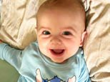 'Happy and healthy' five-month-old baby 'murdered by his angry step-father' had suffered a 'shaking-type injury' court hears