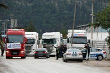 Konec kolon tudi v Srbiji in BiH-u