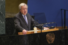 Guterres svari pred 