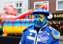 V Rusiji zaradi pustne satire na Putinov račun sodijo nemškemu umetniku