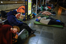 Zaradi obsežnega ruskega napada velik del Ukrajine brez elektrike