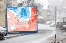 (MAPE) SPREMITE SE ZA DRASTIČAN PREOKRET VREMENA! Sve se menja od tačno ovog datuma, temperature idu u minus: U dva kraja Srbije pašće najviše snega