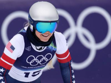 Lindsey Vonn po treningu z nasmehom, manj zadovoljna Ilka Štuhec