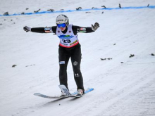 Grd padec Tinkare Komar, a brez resnejše poškodbe