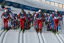 Skiatlon: Klæbo vodi ob predaji, v vodilne sedmerice vsi štirje Norvežani