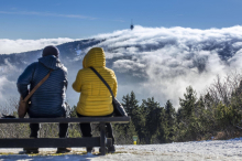 Hilft nur der Aufstieg in die Skigebiete, um dem Nebel zu entkommen?