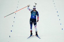 Biathlon: Österreichs Mixed-Staffel bei Frankreichs Gold Siebente