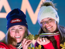 Po poškodbi Vonn ni več dvoma: Shiffrin in Johnson v prvi ameriški postavi ekipne tekme
