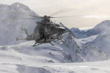 Fliegerhorst Aigen wird zur „Dauerbaustelle“, Piloten trainieren im Gebirge