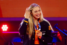 Jutta Leerdam bei Olympia: Die niederländische Kardashian auf zwei Kufen