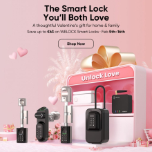 Valentinovo 2026: podarite varnost in udobje z WELOCK pametnimi ključavnicami