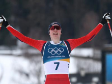 Norvežan Oftebro je olimpijski prvak, Slovenca za 20-erico