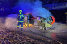 Brandserie in St. Michael: Innerhalb weniger Wochen brannten sechs Mülltonnen