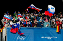 Olimpijska nadgradnja v slovensko skakalno zgodovino zapisanega Predazza