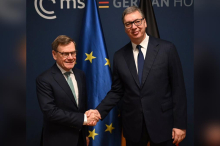 VUČIĆ SE SASTAO SA ŠEFOM NEMAČKE DIPLOMATIJE: Predsednik Srbije razgovarao sa Vadefulom u Minhenu, ovo su bile glavne teme