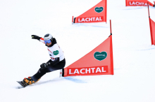 Benjamin Karl war bei den Autogrammen und auf der Piste voll da 