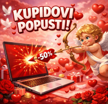 Kupidovi popusti na eigre.si: valentinova akcija z odličnimi prihranki na tehnološko opremo