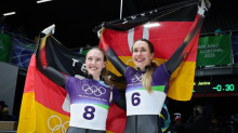 Olympische Winterspiele: Deutsche Skeleton-Pilotinnen holen Silber und Bronze